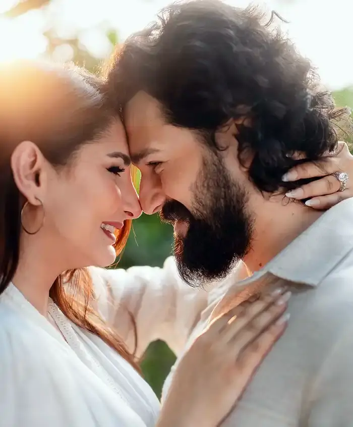 Zainab Ravdjee and Akhil Akkineni